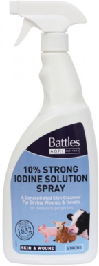 Battles Strong Iodine Spray